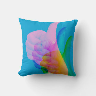 ok symbol on throw-cushion cushion