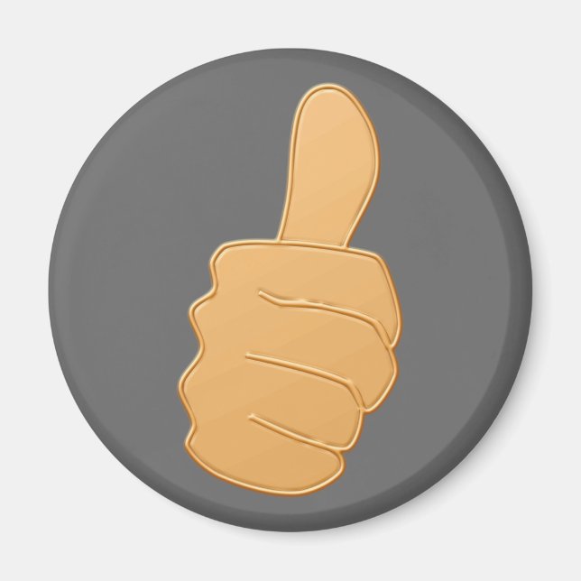 ok thumb up magnet (Front)