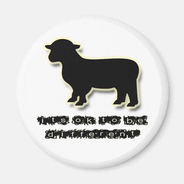 Ok to be a Black Sheep Different Magnet (Front)