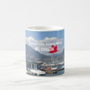 Okanagan Lake, Kelowna Marina, BC Canada Coffee Mug