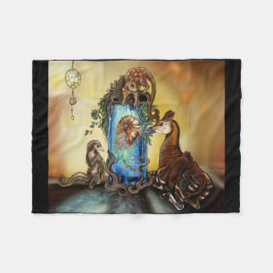 Okapi and the Oddlings Fleece Blanket