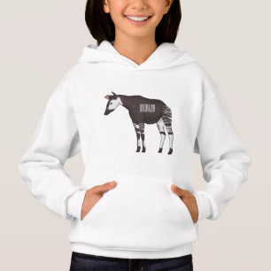 Okapi cartoon illustration