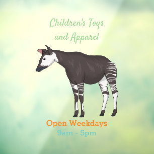 Okapi cartoon illustration