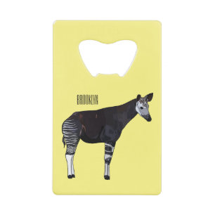 Okapi cartoon illustration