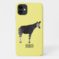 Okapi cartoon illustration