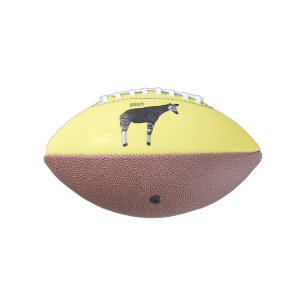 Okapi cartoon illustration football