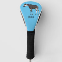 Okapi cartoon illustration