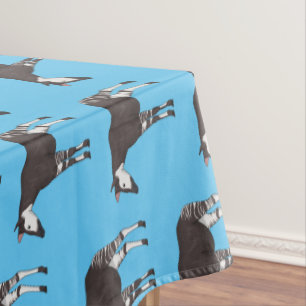 Okapi cartoon illustration  tablecloth