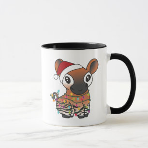 Okapi Christmas Snow Winter Animals Okapis Adult C Mug