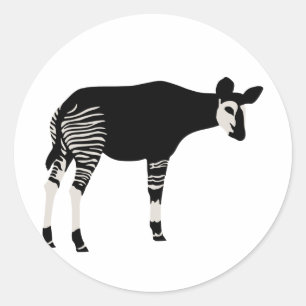 Okapi Classic Round Sticker