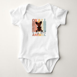 Okapi Is My Spirit Animal - Okapis Are Cute Baby Bodysuit
