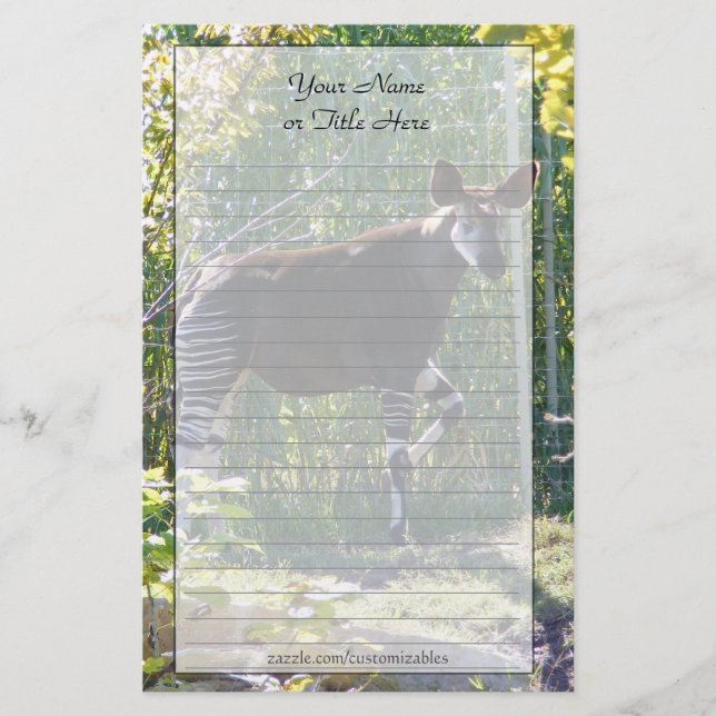 Okapi Stationery (Front)