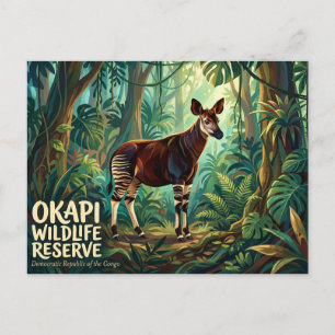 Okapi Wildlife Reserve Postcard