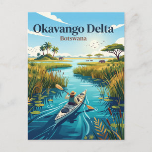Okavango Delta Botswana Postcard