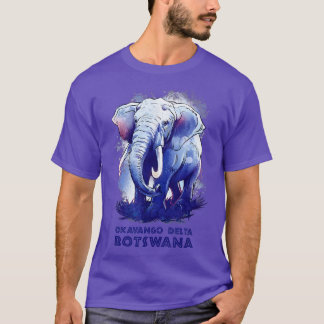 Okavango Delta Botswana Safari National Park Game  T-Shirt