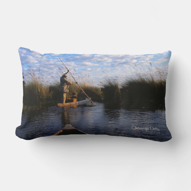 Okavango Delta Lumbar Cushion (Front)