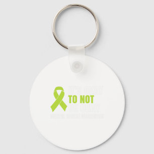 Okay To Not Be Okay Mental Health Ribbon Key Ring