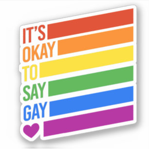 Okay to say gay