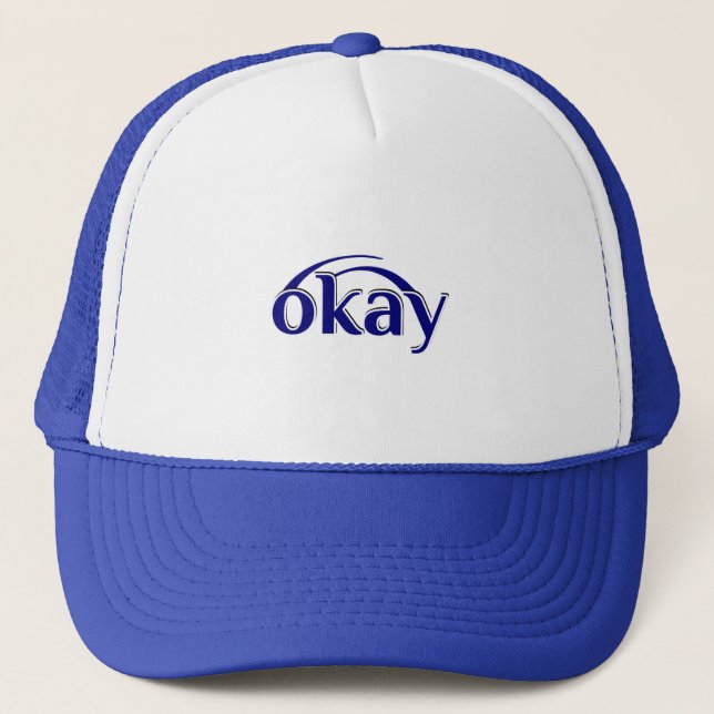 Okay Trucker Hat (Front)