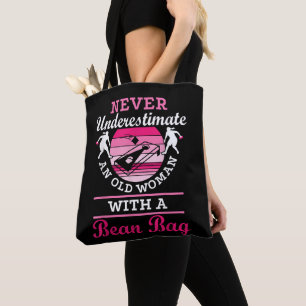 Okayest Cornhole Champion Tee Tote Bag
