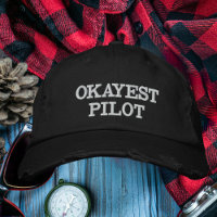 'OKAYEST Pilot', Funny, Aviation Joke,Personalised