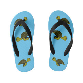 Okeanous the turtle kid's thongs