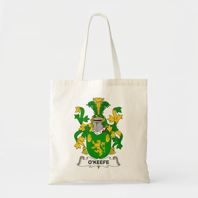 O'Keefe Coat of Arms  Family Crest  Tote Bag (Front)