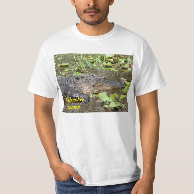 Okefenokee Swamp Alligator T-shirt Shirt Waycross (Front)