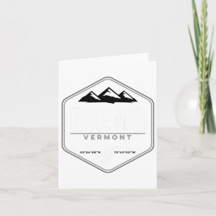 Okemo Mountain Vermont Graphic Snowboard T Shirt  Card