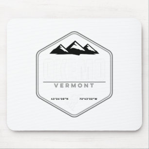 Okemo Mountain Vermont Graphic Snowboard T Shirt  Mouse Pad