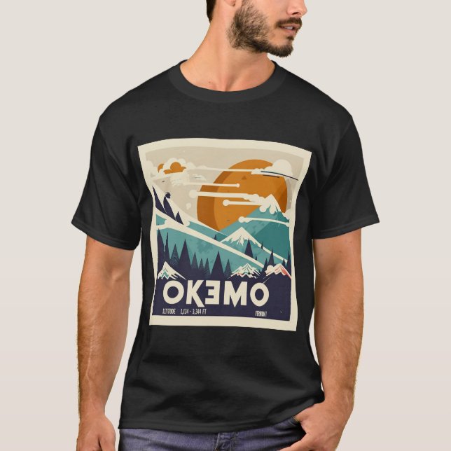 Okemo ski resort T-Shirt (Front)
