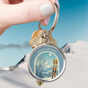 Okemo Vermont ski holiday souvenir Key Ring