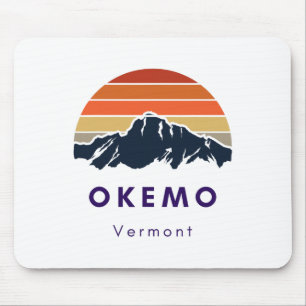 Okemo Vermont Skiing Snowboarding Hikers Gifts For Mouse Pad