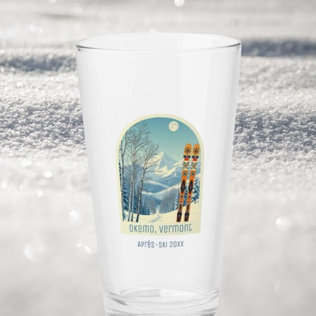 Okemo Vermont vacation après ski beer glass (Creator Uploaded)