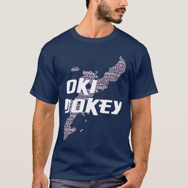 Oki Dokey Indigo T-Shirt (Front)