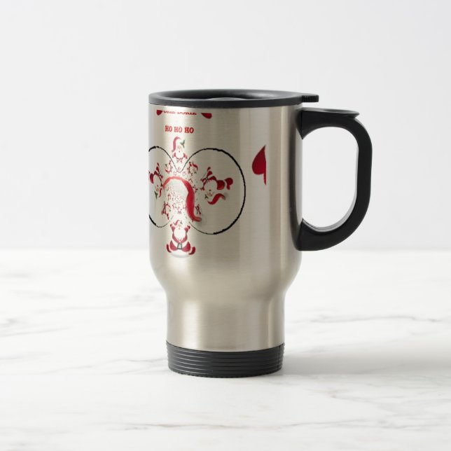 Oki Dokie Santa! Travel Mug (Right)