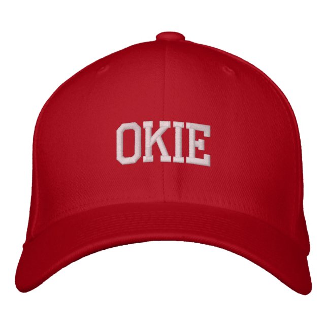 OKIE   EMBROIDERED BASEBALL CAP (Front)