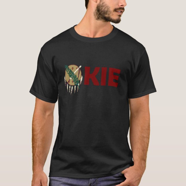 Okie with State Flag Logo T-Shirt (Front)
