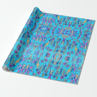 Okinawa Bingata Design Wrapping Paper