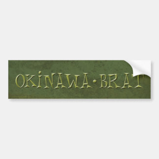 Okinawa Brat Bumper Sticker #5