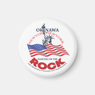 Okinawa Club Newyork Newyork Magnet