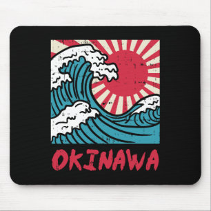 Okinawa Great Wave Kanigawa Japan Japanese Martial Mouse Pad