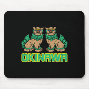 Okinawa Guardian Lion Shisa Japan Japanese Martial Mouse Pad