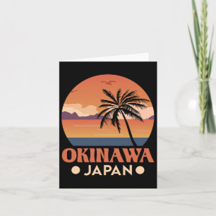 Okinawa Island Japan Beaches Vacation Trip Travele Card