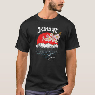 Okinawa Japan Cherry Blossom Art Gift T-Shirt