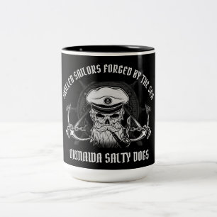 OKINAWA SALTY DOGS Two-Tone COFFEE MUG