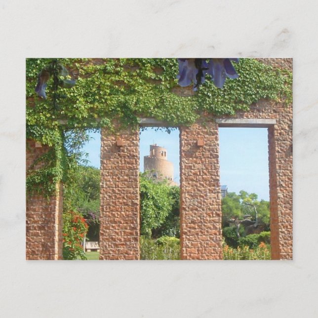 Okinawa Spiral Castle- postcard (Front)