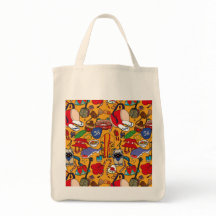 Okinawa theme uchina illustration tote 沖縄