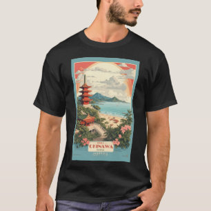 Okinawa Vintage Retro Travel Art T-Shirt