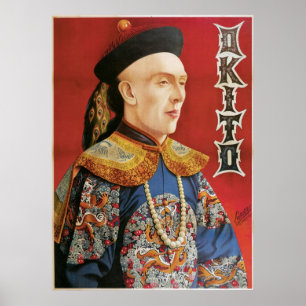 Okito ~ Oriental Magician Vintage Magic Act Poster